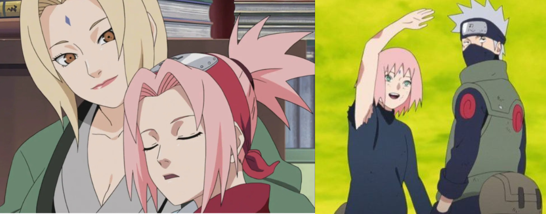 Sakura avec figures parentales